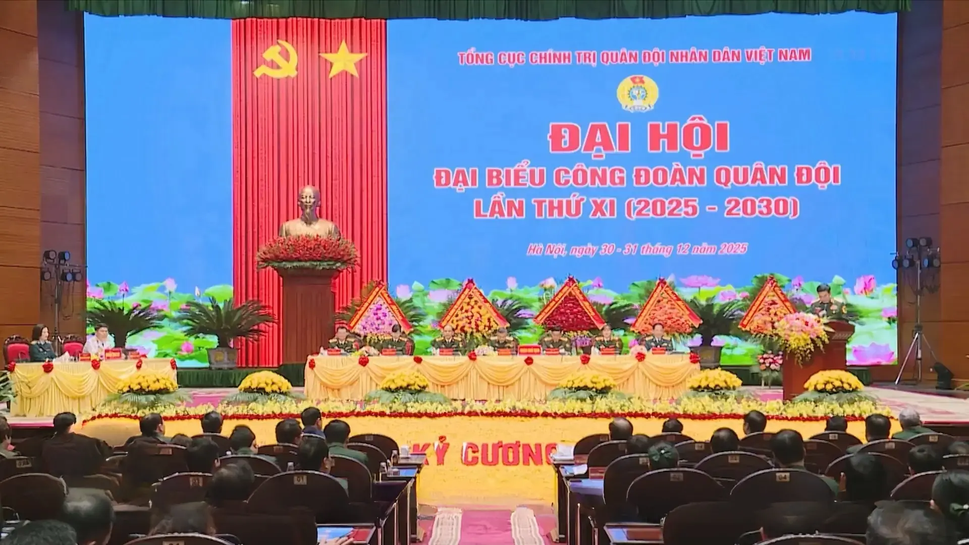 Khai mạc Đại hội Đại biểu Công đoàn Quân đội lần thứ XI